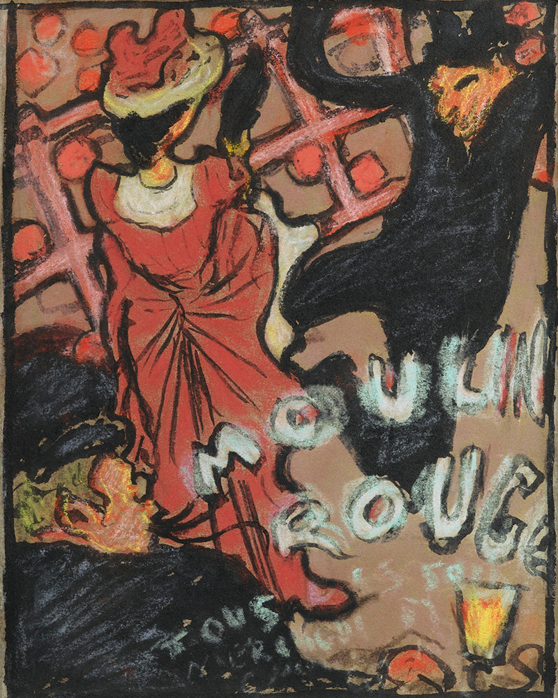Moulin Rouge by Pierre Bonnard customizable wall art print from 905Print