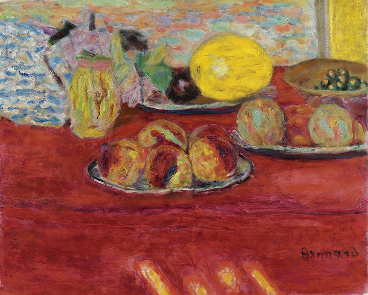 Nature Morte Au Melon by Pierre Bonnard customizable wall art print from 905Print
