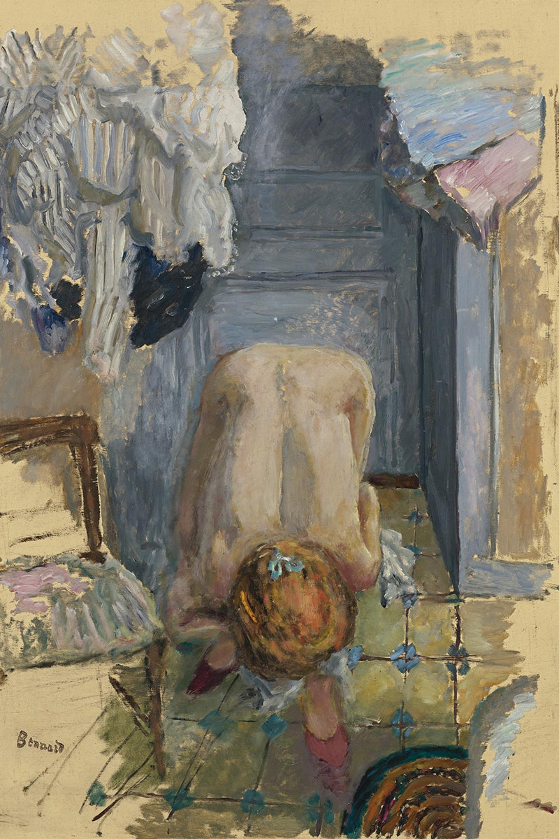 Nu Accroupi Penché En Avant by Pierre Bonnard customizable wall art print from 905Print