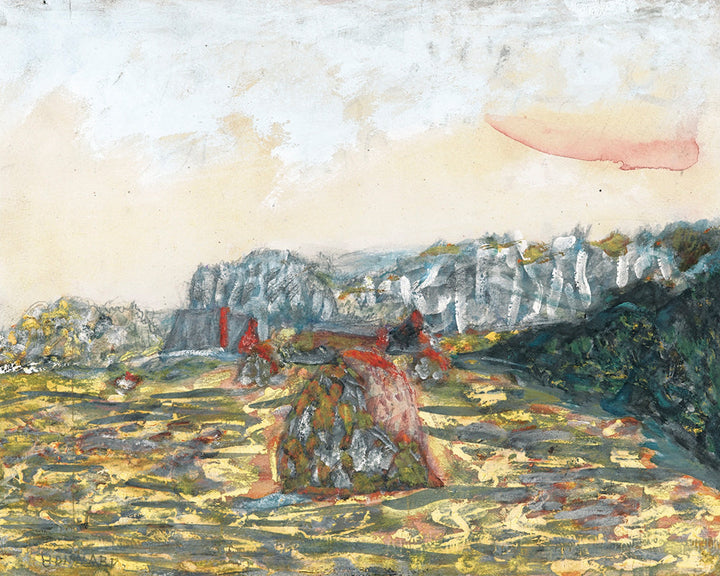 Paysage Aux Meules by Pierre Bonnard customizable wall art print from 905Print