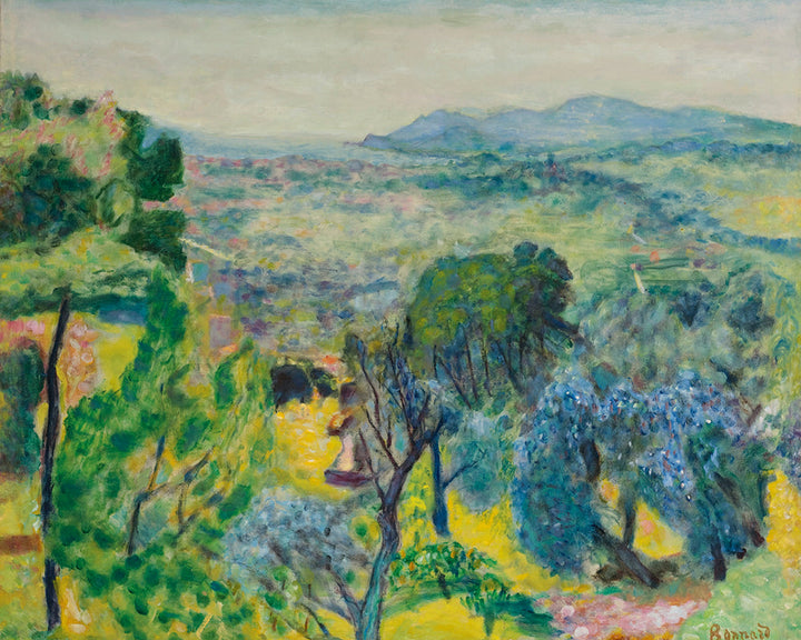 Paysage De Cannet by Pierre Bonnard customizable wall art print from 905Print