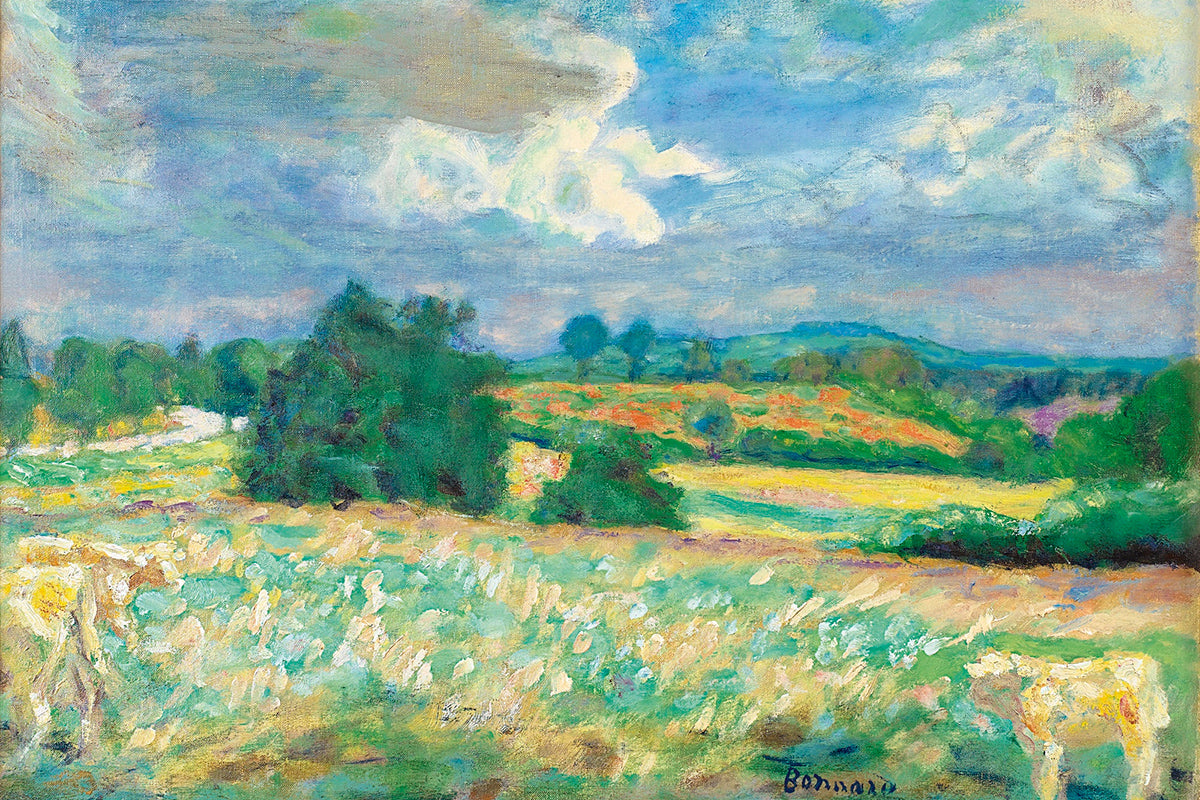 Paysage Du Morvan by Pierre Bonnard customizable wall art print from 905Print