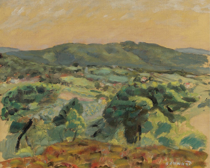Paysage Du Soir by Pierre Bonnard customizable wall art print from 905Print
