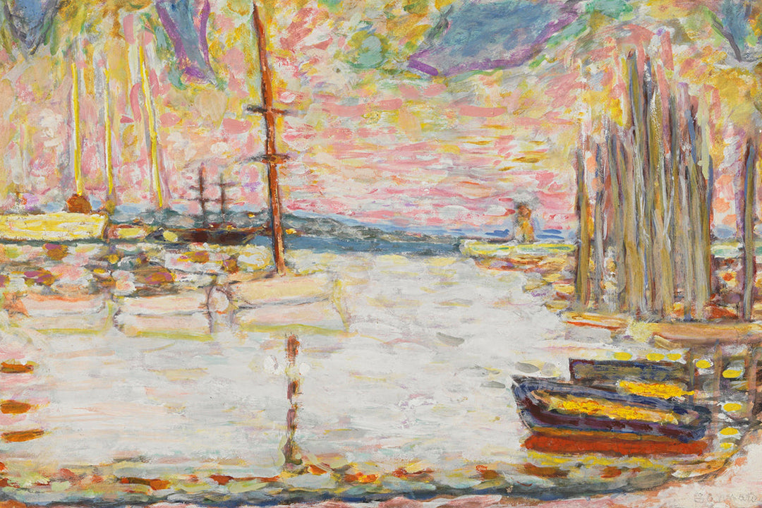 Port De Pêche by Pierre Bonnard customizable wall art print from 905Print