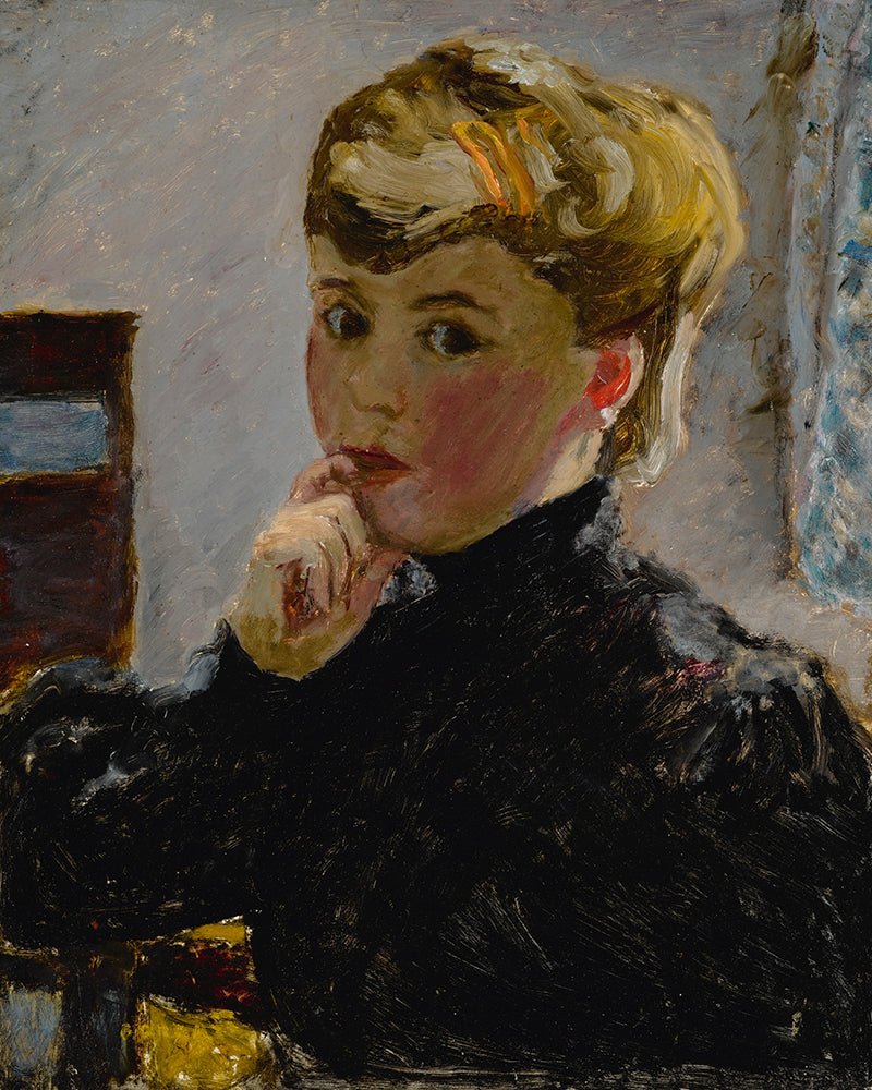 Portrait De Jeune Fille by Pierre Bonnard customizable wall art print from 905Print