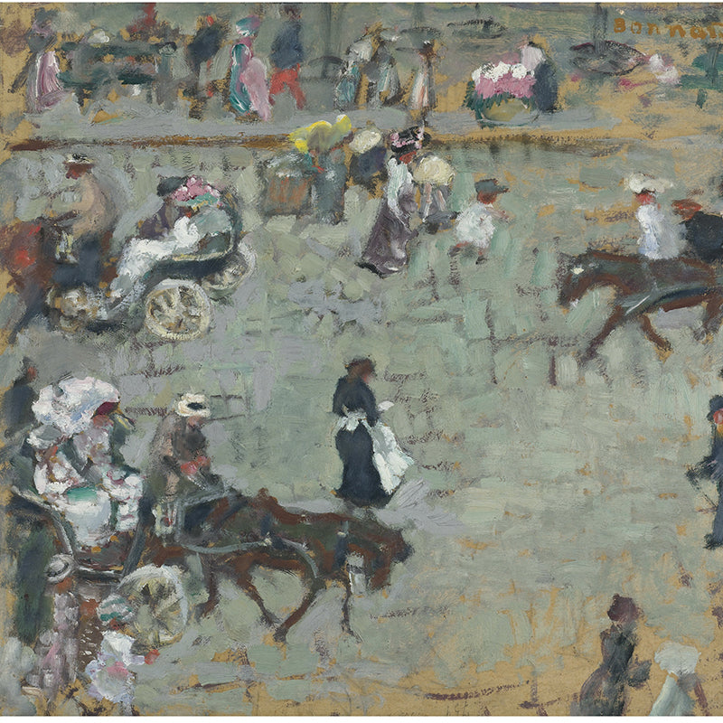 Scène De Rue À Paris by Pierre Bonnard customizable wall art print from 905Print