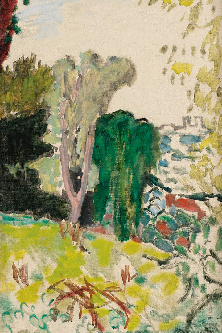 Vue Sur Antibes by Pierre Bonnard customizable wall art print from 905Print