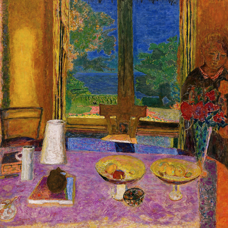 Dining Room On The Garden by Pierre Bonnard customizable wall art print from 905Print