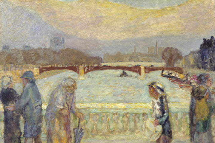 Pont de la Concorde by Pierre Bonnard customizable wall art print from 905Print