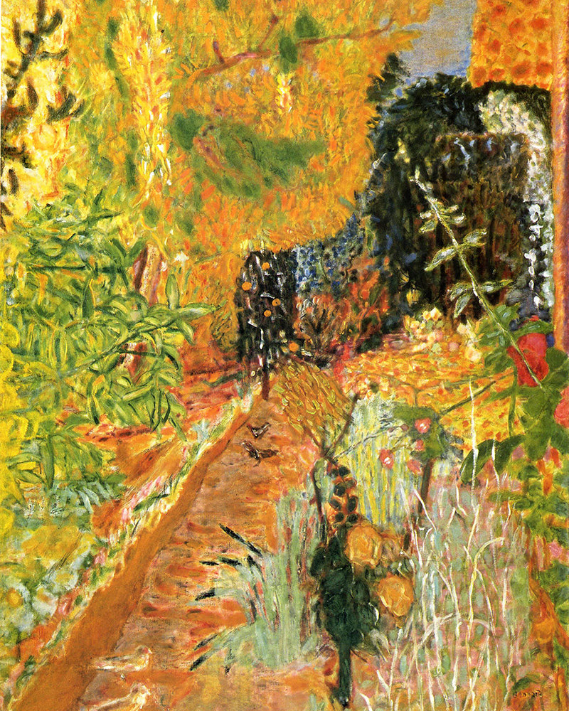 The Garden by Pierre Bonnard customizable wall art print from 905Print