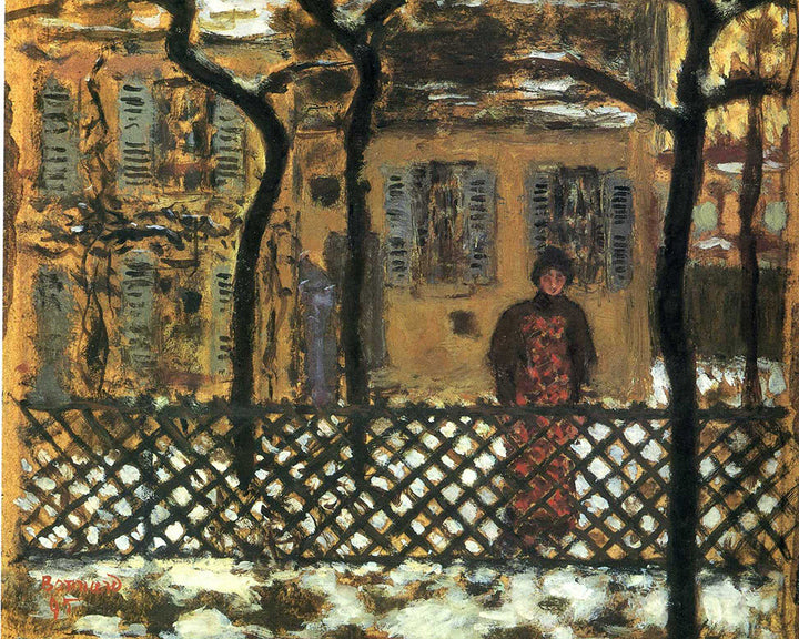 At The Fence by Pierre Bonnard customizable wall art print from 905Print