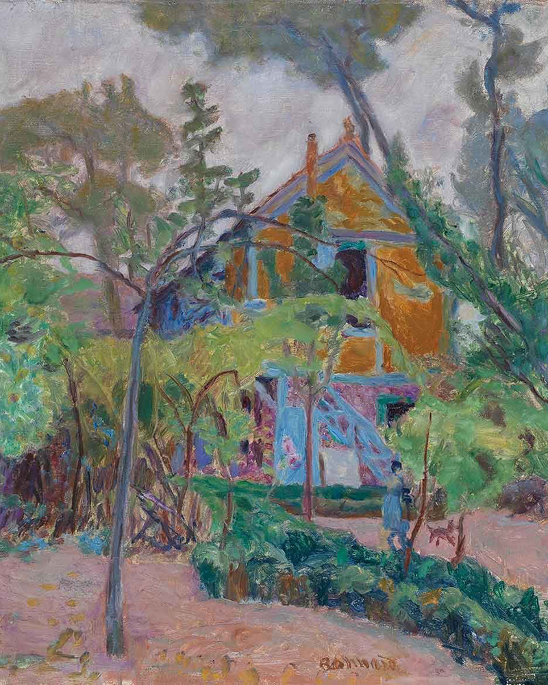 Maison Parmi Arbres Fitzwilliam by Pierre Bonnard customizable wall art print from 905Print