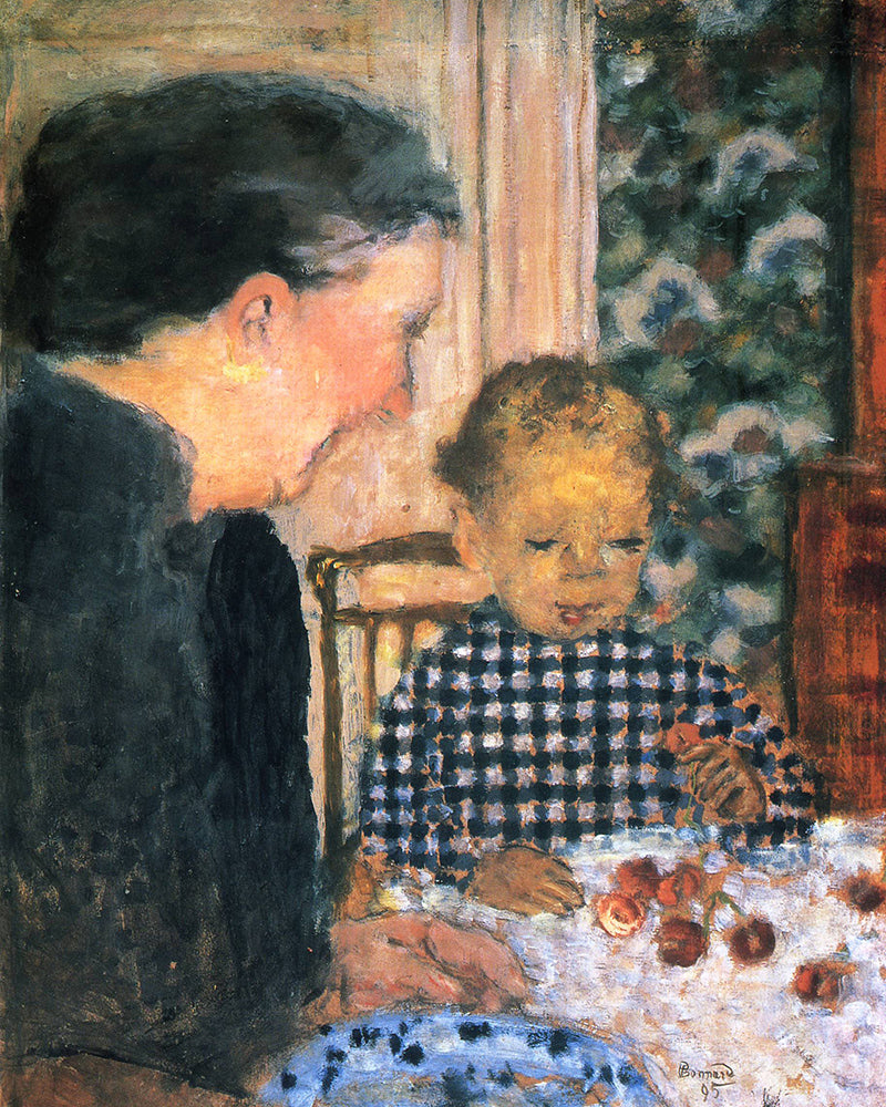 Child Eating Cherries by Pierre Bonnard customizable wall art print from 905Print