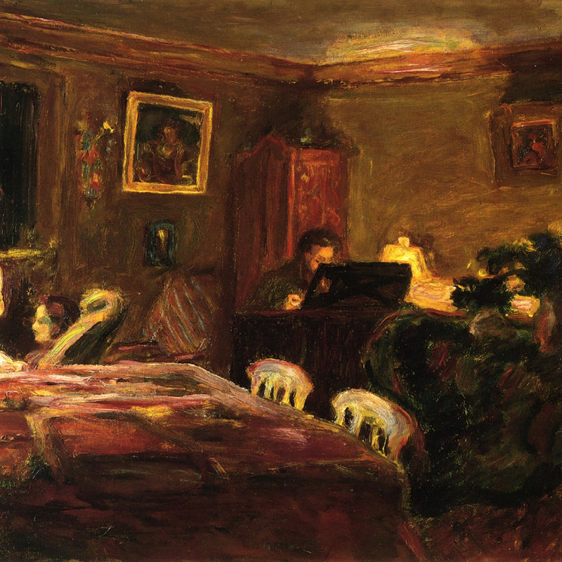 Claude Terrasse At The Piano by Pierre Bonnard customizable wall art print from 905Print