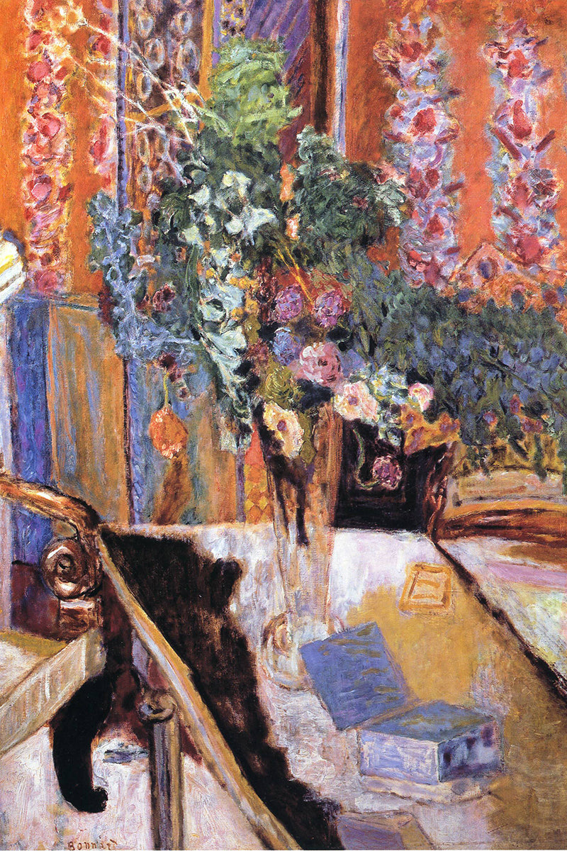 Interior With Flowers by Pierre Bonnard customizable wall art print from 905Print