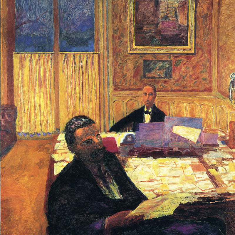Joseph Bernheim Jeune And Gaston Bernheim De Villers by Pierre Bonnard customizable wall art print from 905Print