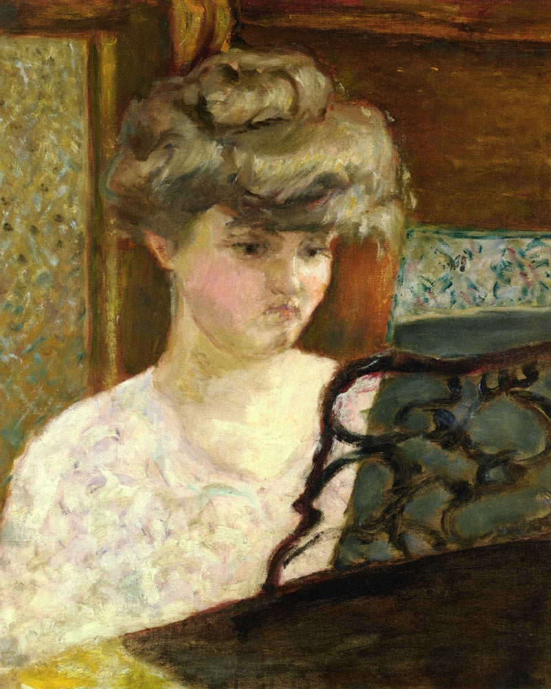 Misia At The Piano by Pierre Bonnard customizable wall art print from 905Print