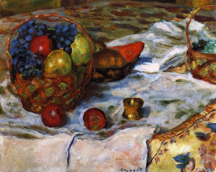 Still Life With Earthenware Dish by Pierre Bonnard customizable wall art print from 905Print