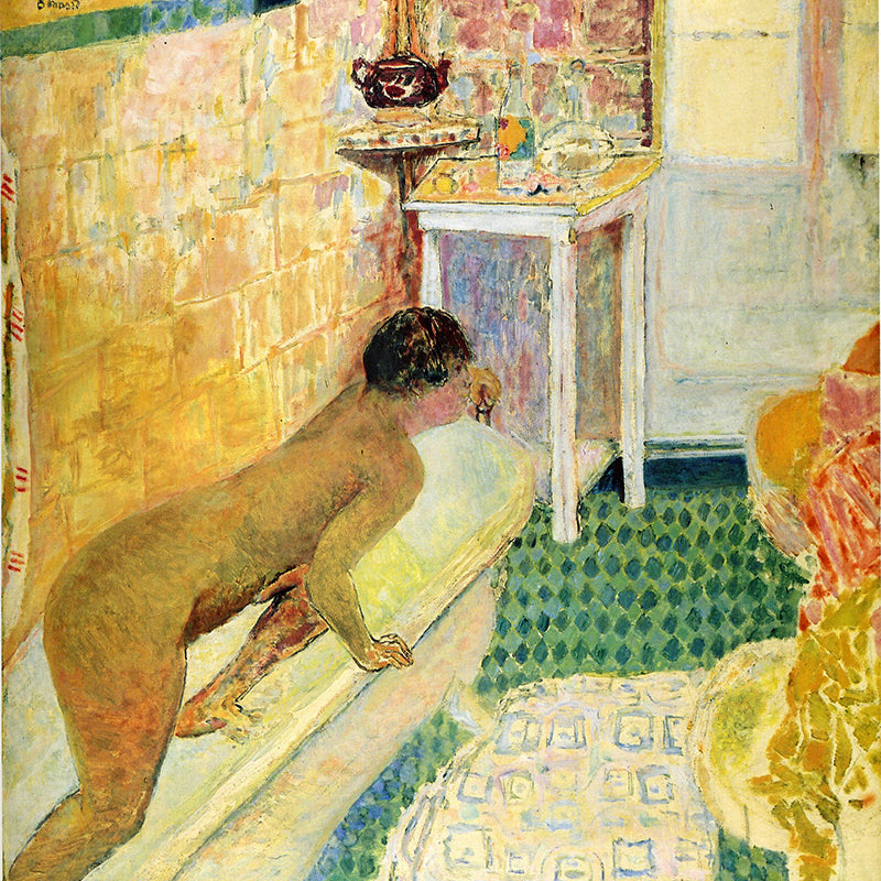 The Exit Of The Bath by Pierre Bonnard customizable wall art print from 905Print