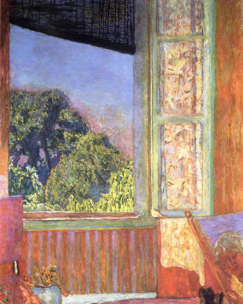 The Open Window by Pierre Bonnard customizable wall art print from 905Print