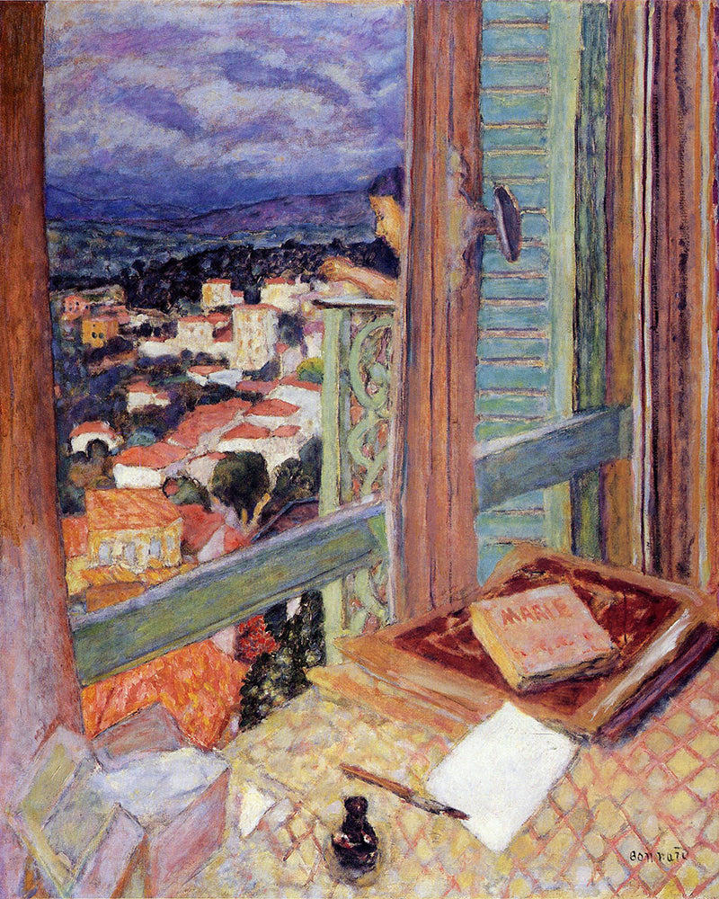 The Window by Pierre Bonnard customizable wall art print from 905Print