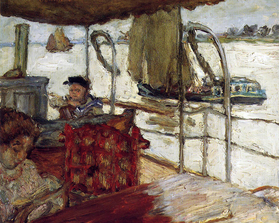 The Yacht by Pierre Bonnard customizable wall art print from 905Print