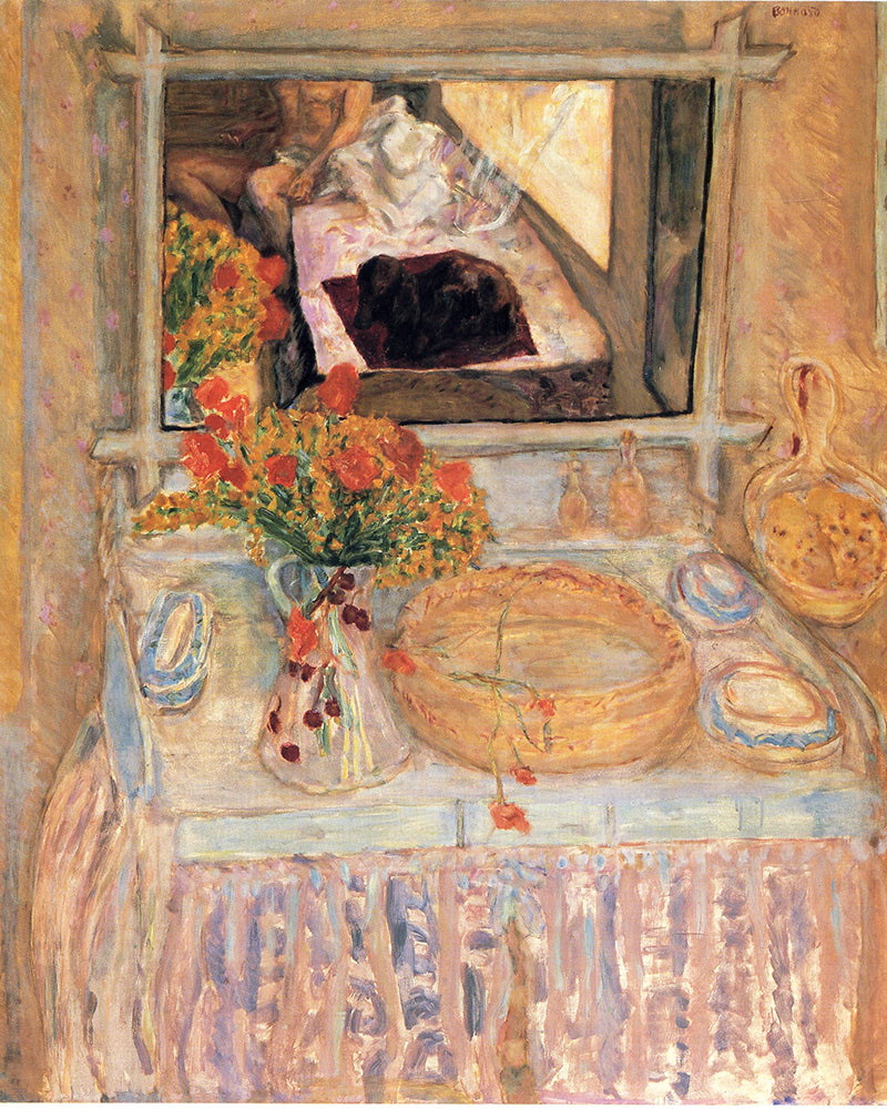 Toilet With A Bouquet by Pierre Bonnard customizable wall art print from 905Print