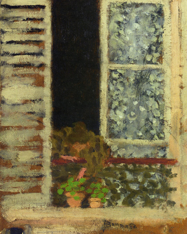 Woman At Her Window by Pierre Bonnard customizable wall art print from 905Print