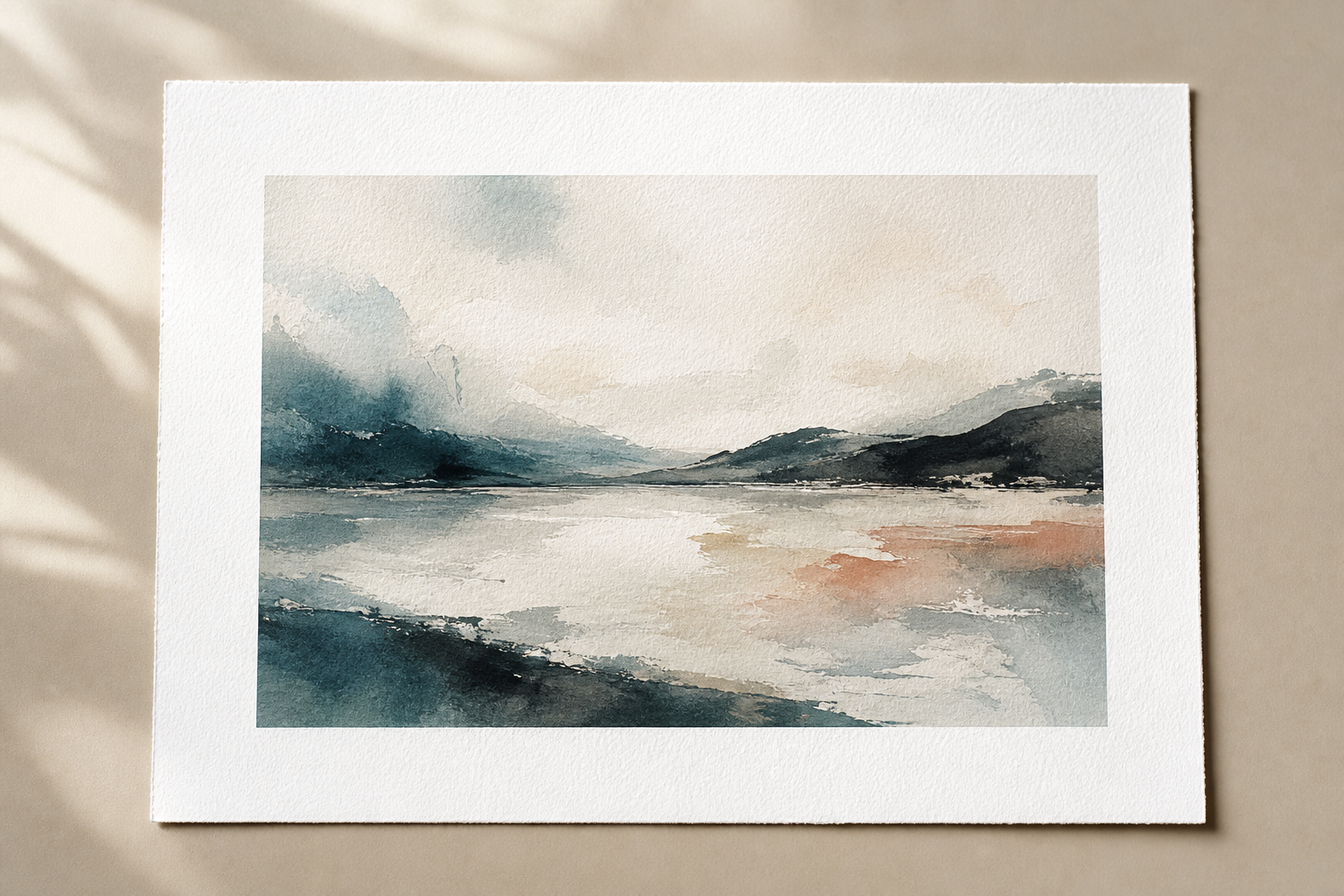 Textured fine art print
