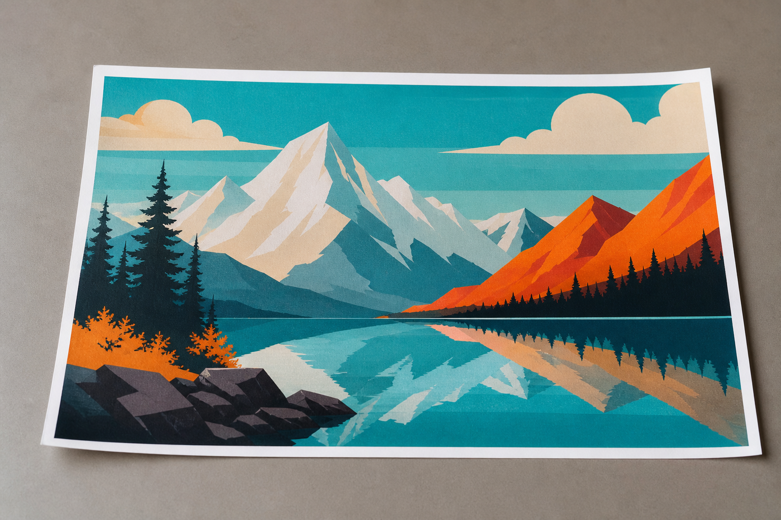 Regular paper print